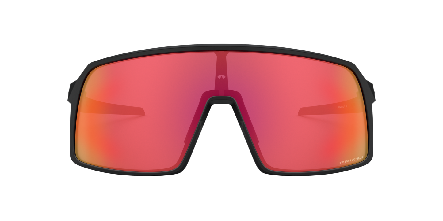 Oakley Sutro Matte Black Prizm Trail Torch Sunglasses - Performance Eyewear for Trail Cycling