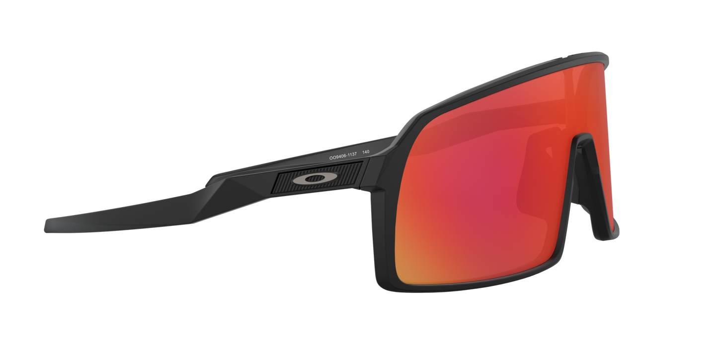 Oakley Sutro Matte Black Prizm Trail Torch Sunglasses - Performance Eyewear for Trail Cycling