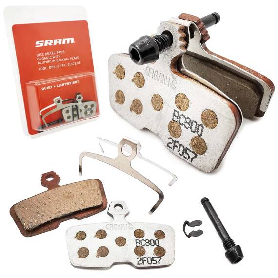 SRAM CODE / GUIDE 2011+, G2, DB8 Pads - Organic/Aluminum Disc Brake Pads