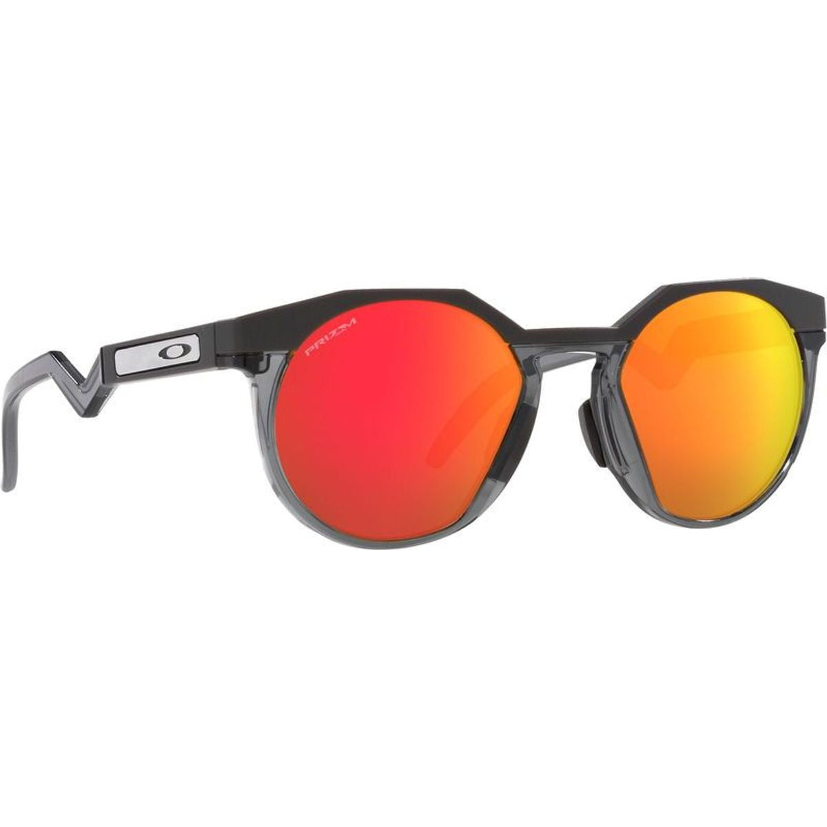 HSTN - Matte Carbon with PRIZM Ruby