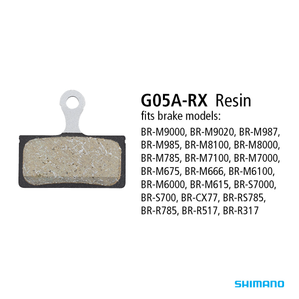 Shimano BP-G05S-RX Resin Disc Brake Pads