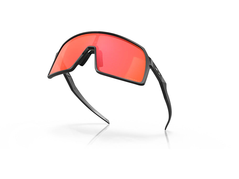 Oakley Sutro Matte Black Prizm Trail Torch Sunglasses - Performance Eyewear for Trail Cycling