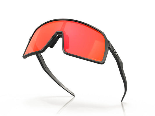 Oakley Sutro Matte Black Prizm Trail Torch Sunglasses - Performance Eyewear for Trail Cycling