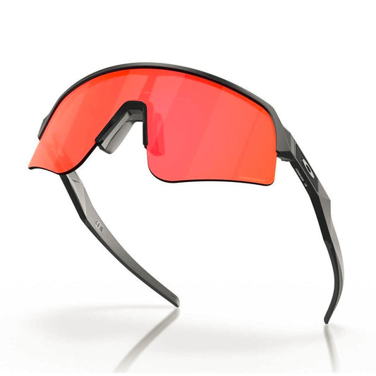 Oakley Sutro Lite Sweep Matte Carbon Prizm Trail Torch Sunglasses - Stylish High-Performance Eyewear for Trail Cycling